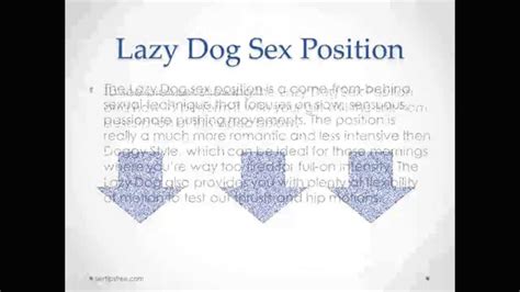 sex positions lazy dog|Best sex positions for LAZY people .